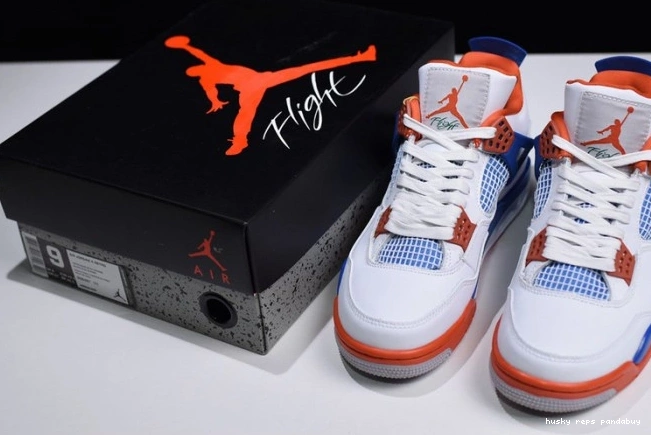 Cheap Husky 4 308497-171 Bright Crimson-Royal Blue Jordan Air White 0818